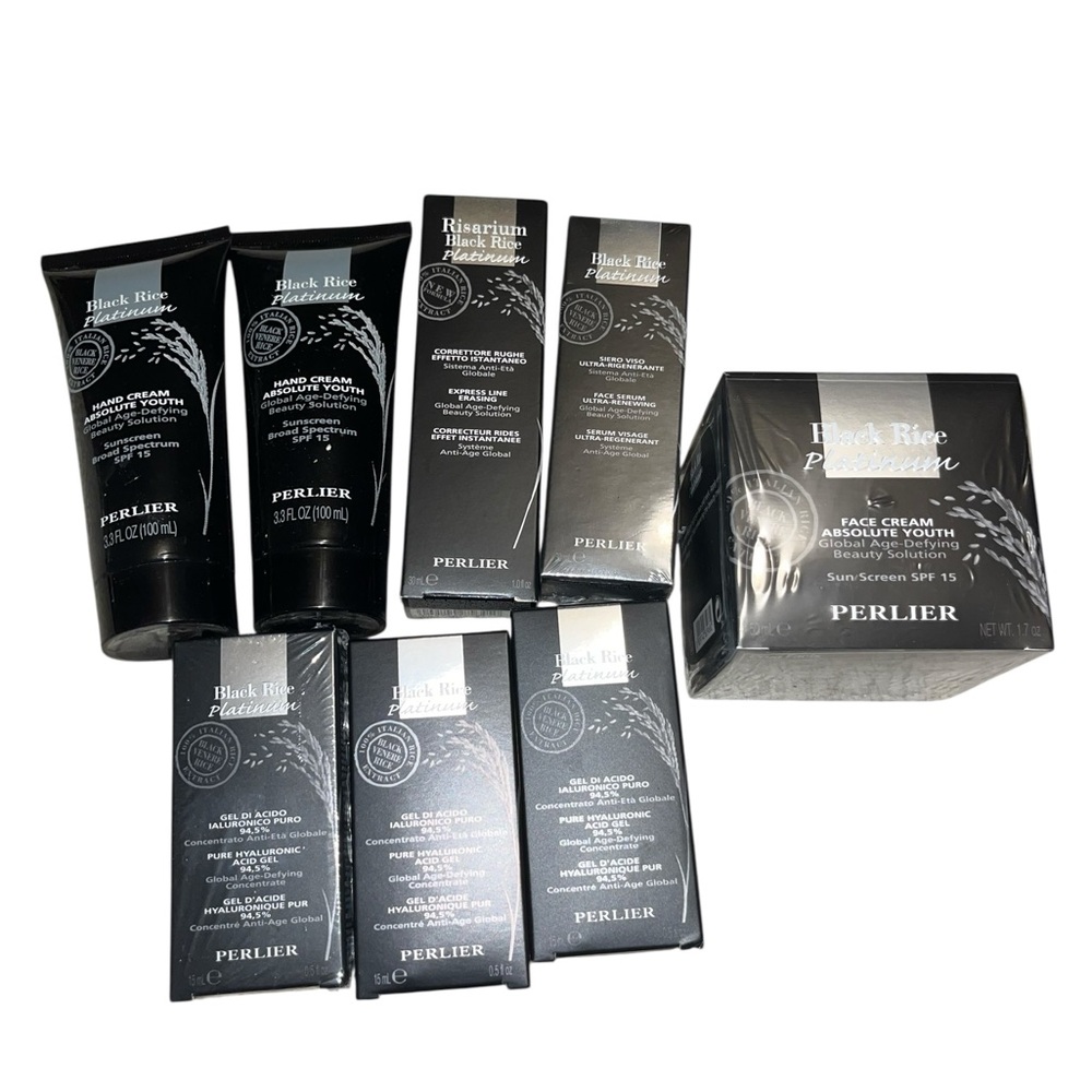 Perlier Black Rice Platinum Sealed Lot (8 Items)